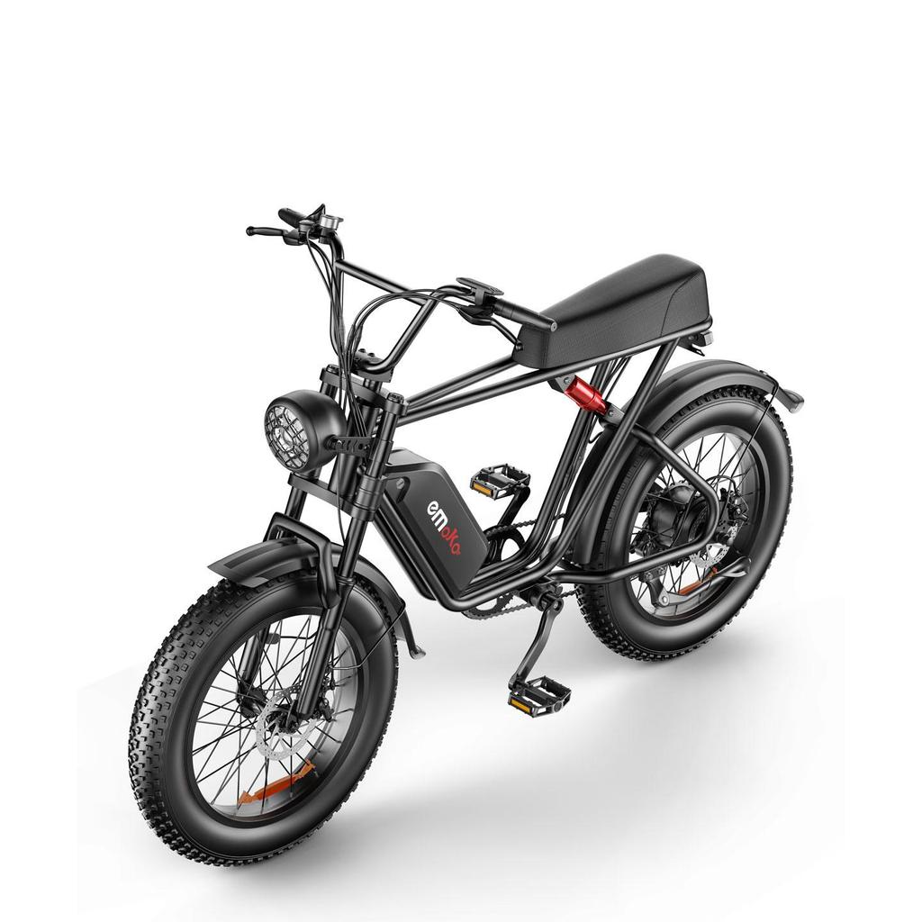 EMOKO C91 Adult City Electric Bike1000W Motor 48V17.5Ah Battery  Electric Bicycle 20 *4 Inch Fat Tires Off-Road E-Bike