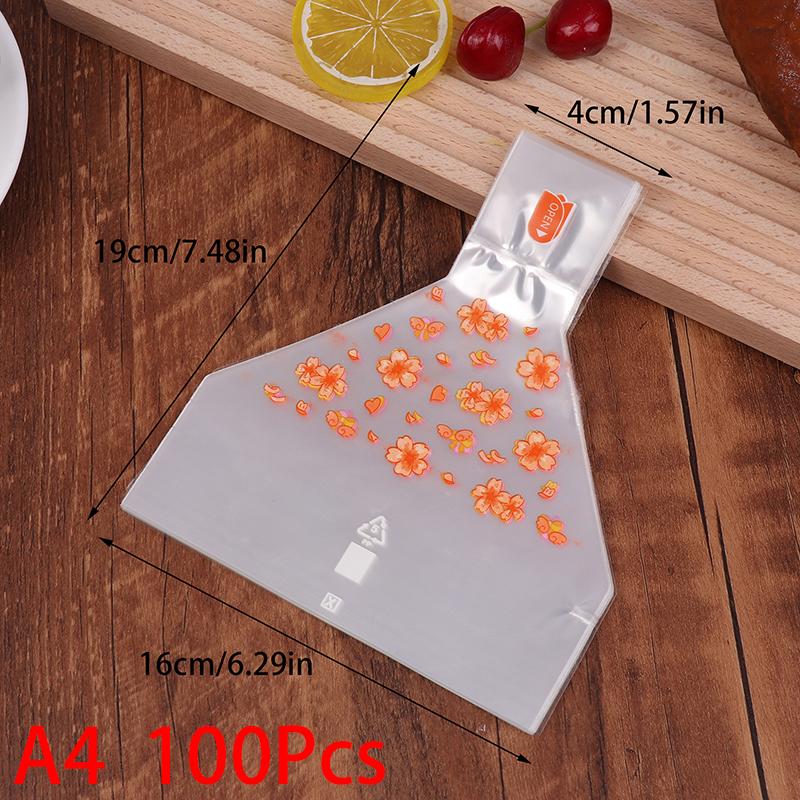 100 шт., симпатичный мультяшный треугольный пакет для упаковки рисовых шариков, водоросли, онигири, суши, инструменты, принадлежности для бэнто