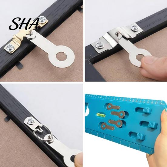Wall Decor Installation Kit Picture Hanging Tool with Level for Easy Frame Positioning, Quick Precise Position Alignment Gadget Kit, Photo Painting