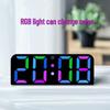 Настенные часы RGB Phantom Color: Креативные цифровые часы для гостиных
