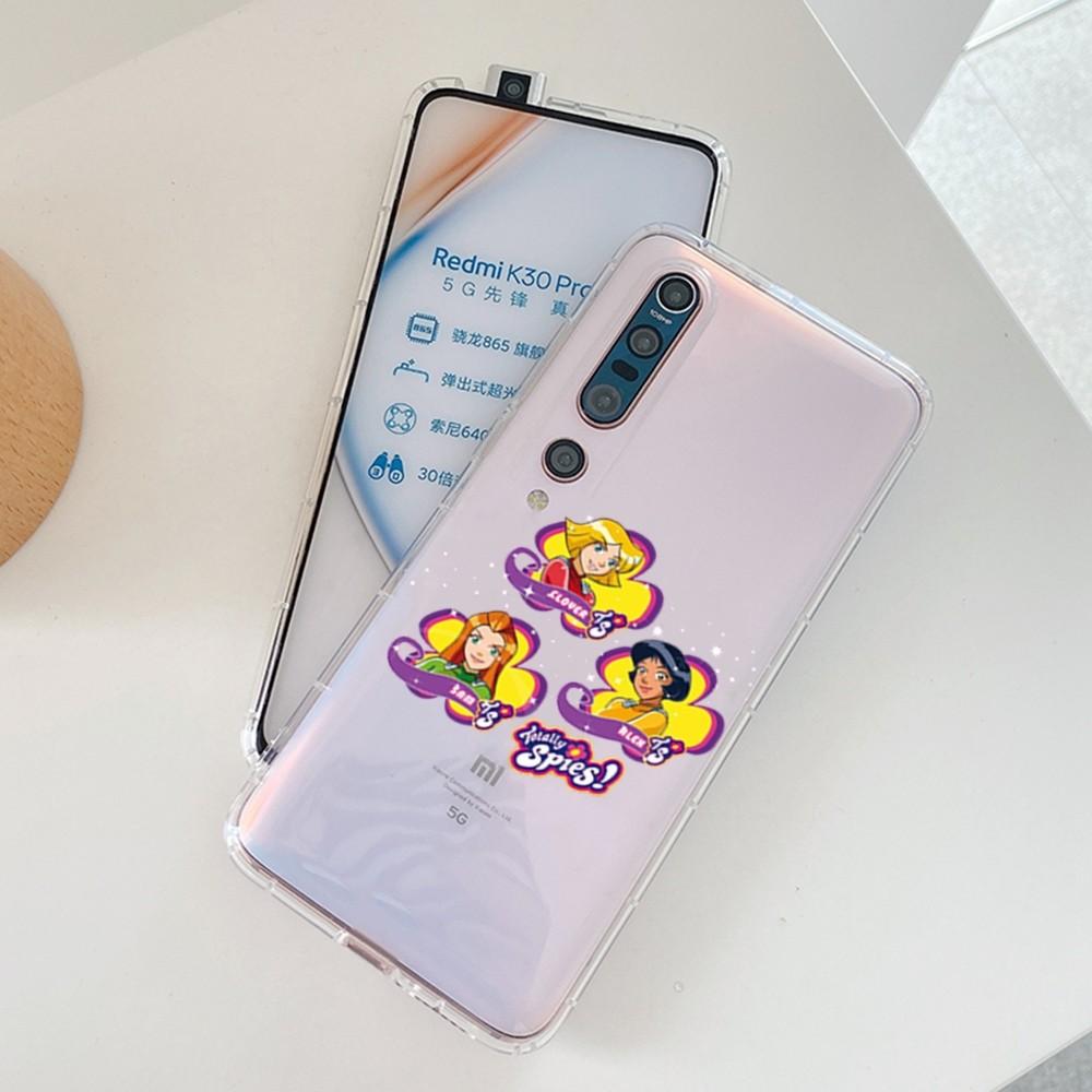 Totally Spies Phone Case For Samsung S 20 21 22 23 for Redmi Note7 8 9 10 for Huawei P20 30 40 Clear Case