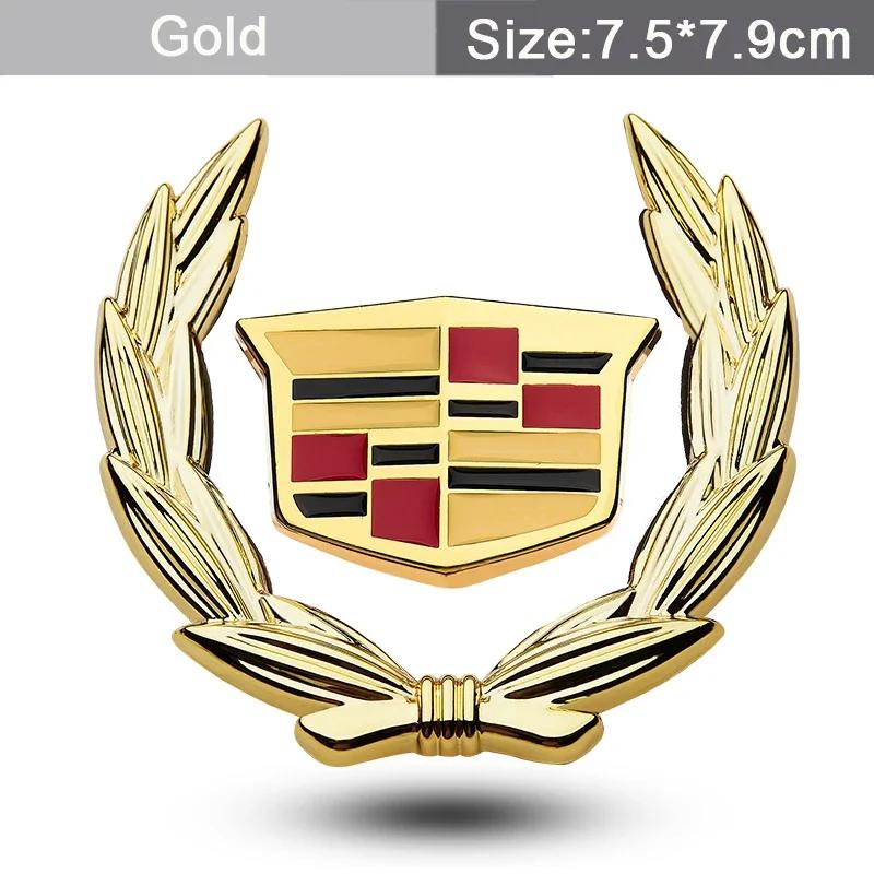 3D Metal for Cadillac Escalade CTS CT5 XT5 XTS XLR BLS SLS STS ATS XT4 CT4 2025 Car Body Rear Window Side Sticker Emblem Decals