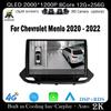 Android 14 для Chevrolet Menlo 2020 - 2022 Автомобильное радио Carplay DSP Auto 4G+WIFI QLED Мультимедийный видеоплеер GPS-навигация