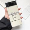 Чехол для телефона Lovers Love Черно-белый Модный Чехол для Samsung Galaxy Z Flip 3 4 5 6 7 Жесткий Складной Z Flip4 Прозрачная PC Крышка Подарок