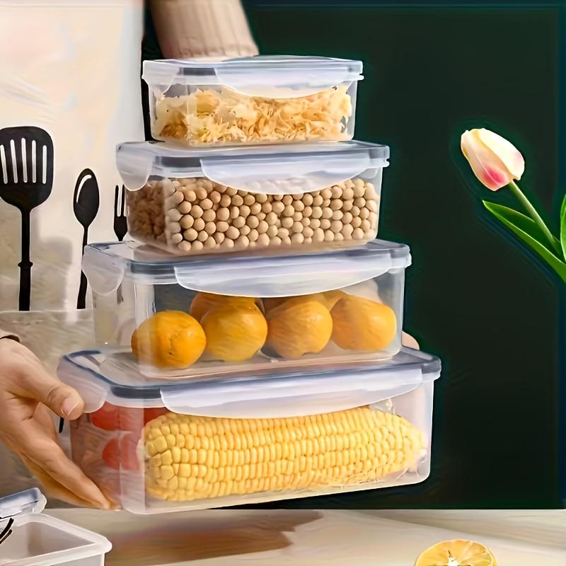 Набор герметичных контейнеров для хранения продуктов из 24 предметов, штабелируемые, для приготовления еды, закусок, кладовой, путешествий, с этикетками и маркером