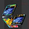 Cartoon Hot Pokemon Back Phone Cover Funda Case for Samsung Galaxy Z Flip 7 6 5 4 3 Flip7 FE Flip3 Flip4 Flip6 Flip5