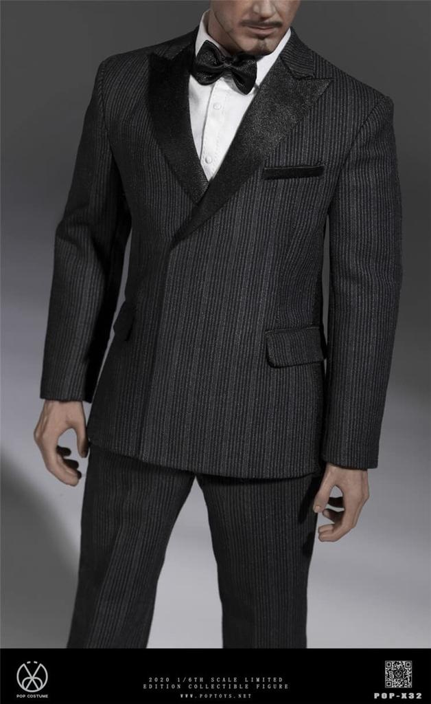 Масштабная фигурка POPTOYS мужской костюм одежда и обувь комплект шедевр версия и голова не [TOYBARJAPAN] 1/6 POP-X32 (Тело включено)
