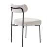 VEVOR Boucle Dining Chairs Set of 6, Mid Century Modern Sherpa Accent Chairs, Upholstered Side Chair for Dining Table