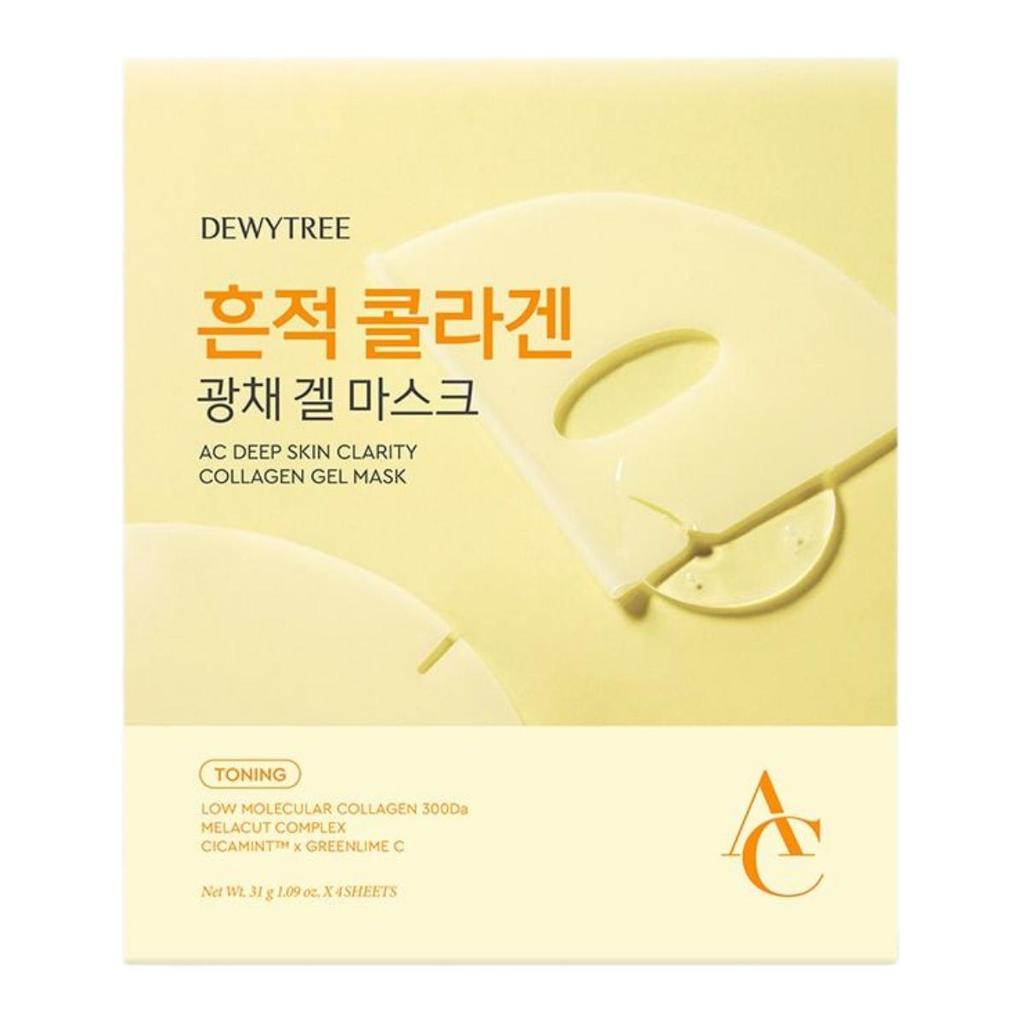 Dewytree AC Deep Blemish Collagen Gel Mask Spot Care 31g x 4 Sheets