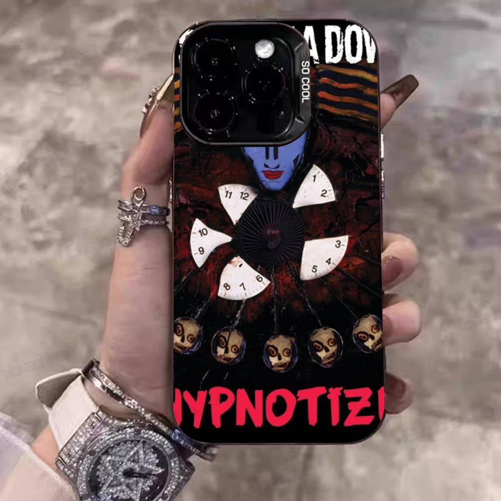Металлический ремешок System Of A Down Для IPhone 17 16 15 14 13 12 11 Pro Max Plus Матовый цветной задний чехол для телефона