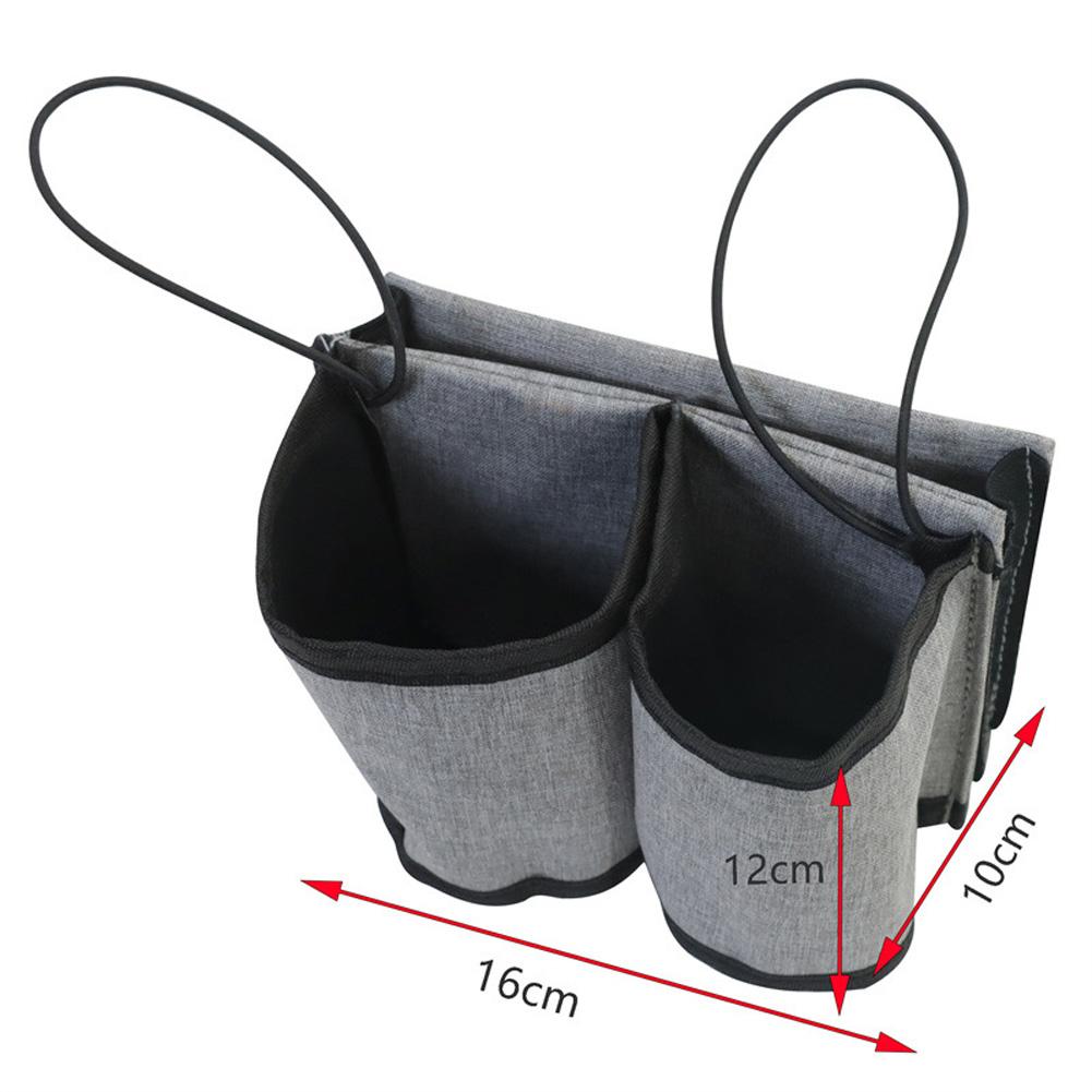 Luggage Armrest Water Cup Storage Bag Organizer Oxford Cloth Hanging Holder For Water Bottles Sundries
