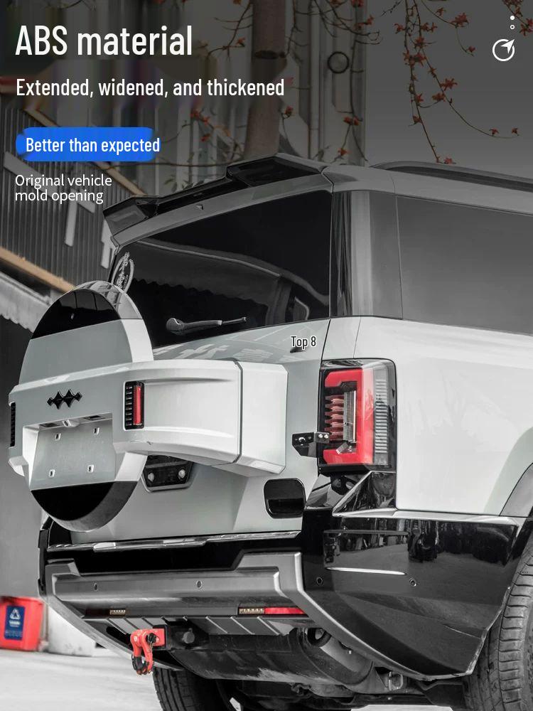 Уравнение Леопард 8 Специальный MC Sport Задний Верхний Диффузор Без Отверстий Внешний Апгрейд Спойлер