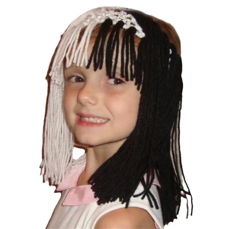 Новая детская вязаная шапка в полоску с цветными блоками, теплая осенне-зимняя шапка-пуловер, шапка-шарф, интегрированная шапка