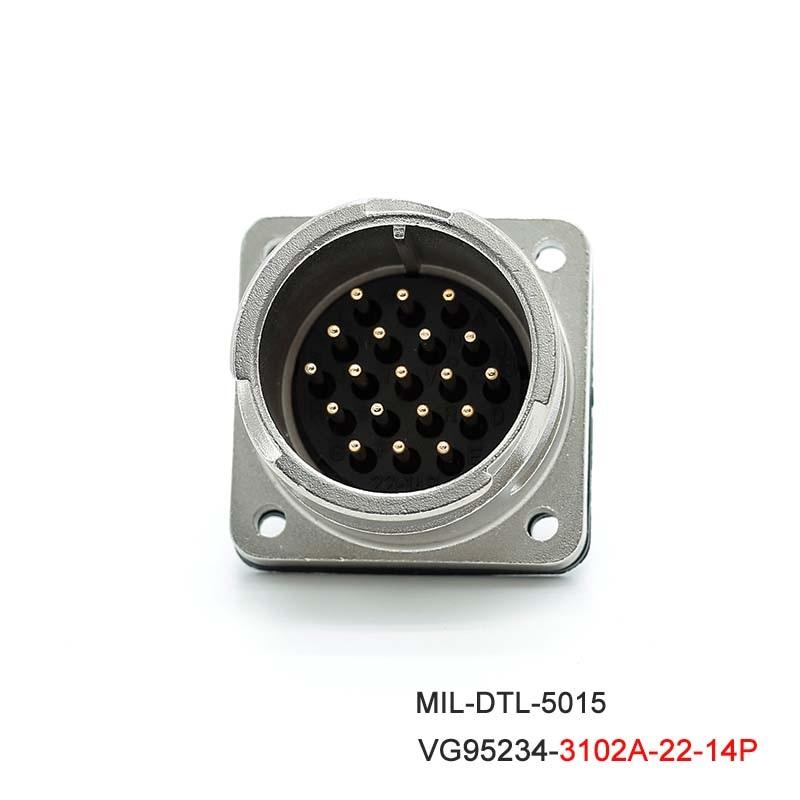 VG95234 22-14S 22-14P Bayonet Connector MS3108A MS3106A MS3102A 19 Pin Core Plug Socket MIL-DTL-5015 22-14 Buckle Type