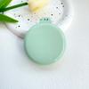 Cute Candy Color Mini Folding Cushion Comb with Mirror - Portable Massage Hairbrush