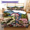 Mellow Feeling Bedding Quilt Set Quilt Cover Pillowcase Home Decoration Birthday Gift (1 * duvet cover + 2 * pillowcase, without core)