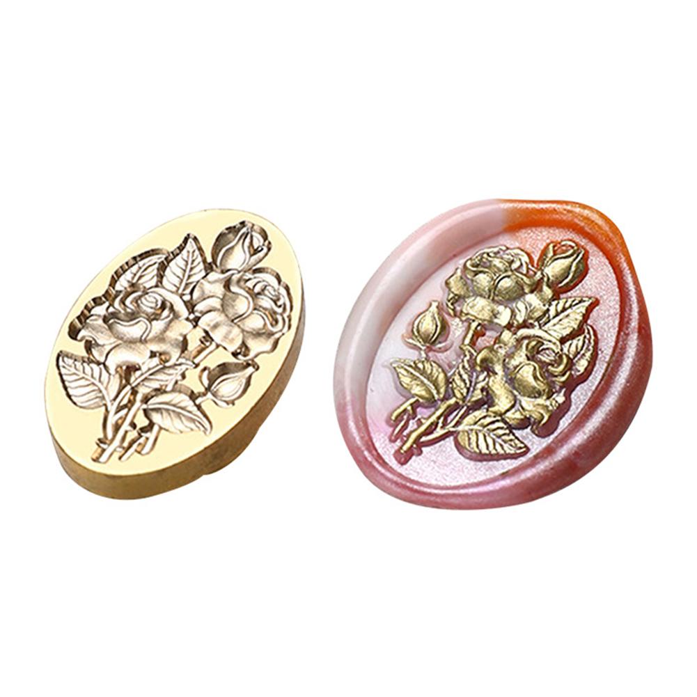 DIY тисненая печатная головка, декоративная восковая печать, головка штампа для упаковки, скрапбукинга