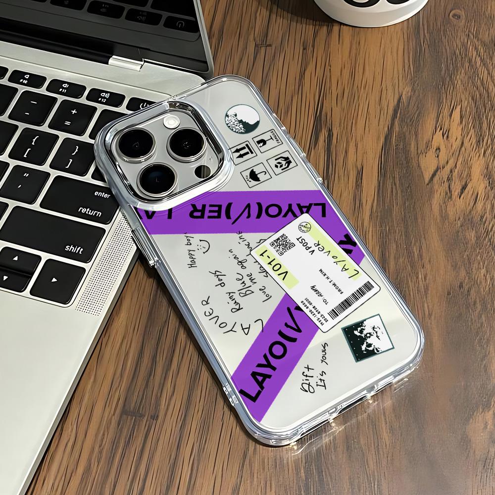 Coo V LAYOVERS Новый чехол для телефона TaeHyungS Для iPhone 17 16e 16 15 14 13 12 11 Mini Pro Max X XR XSMAX 8 7 Air Plus Мягкая крышка