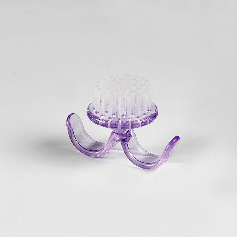 Nail Brush Dust Cleaning Brush Manicure Pedicure Remove Dust Brush Finger Care UV Gel Nail Art Tool Makeup Brush Scrubbing Salon