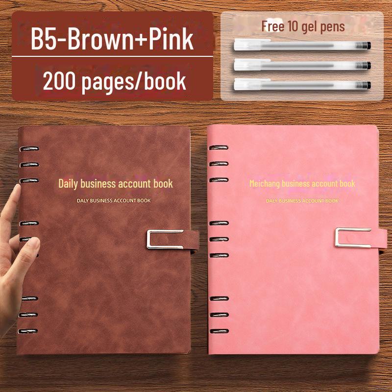 Ежедневный учет расходов B5. Книга учета с отрывными листами.