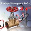 3/4-дюймовый запорный клапан выключатель света с проводом винтажная стимпанк лампа железный клапан водопроводные приспособления