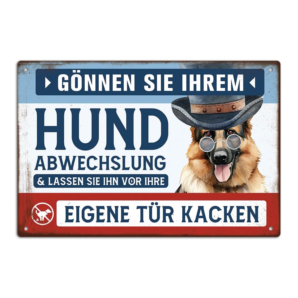 Putuo Decor pc Art German Vintage Metal Tin Sign Wall Art Decor for Home Farmhouse Cafe Coffee Shop xInches