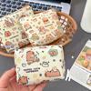 Cute Capybara Wallet Cartoon Animal Coin Purse Portable Money Pouch Earphone Storage Bag Birthday Gifts
