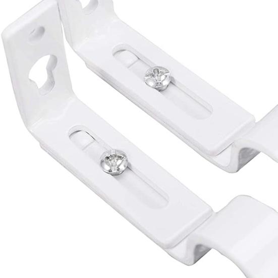 4 шт., кронштейн для карниза, простая установка, держатели для карнизов, сверхмощный кронштейн для оконной драпировки для дома