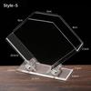 Acrylic Napkin Holder Transparent Paper Towel Box Creative Restaurant Napkin Box  Restaurant