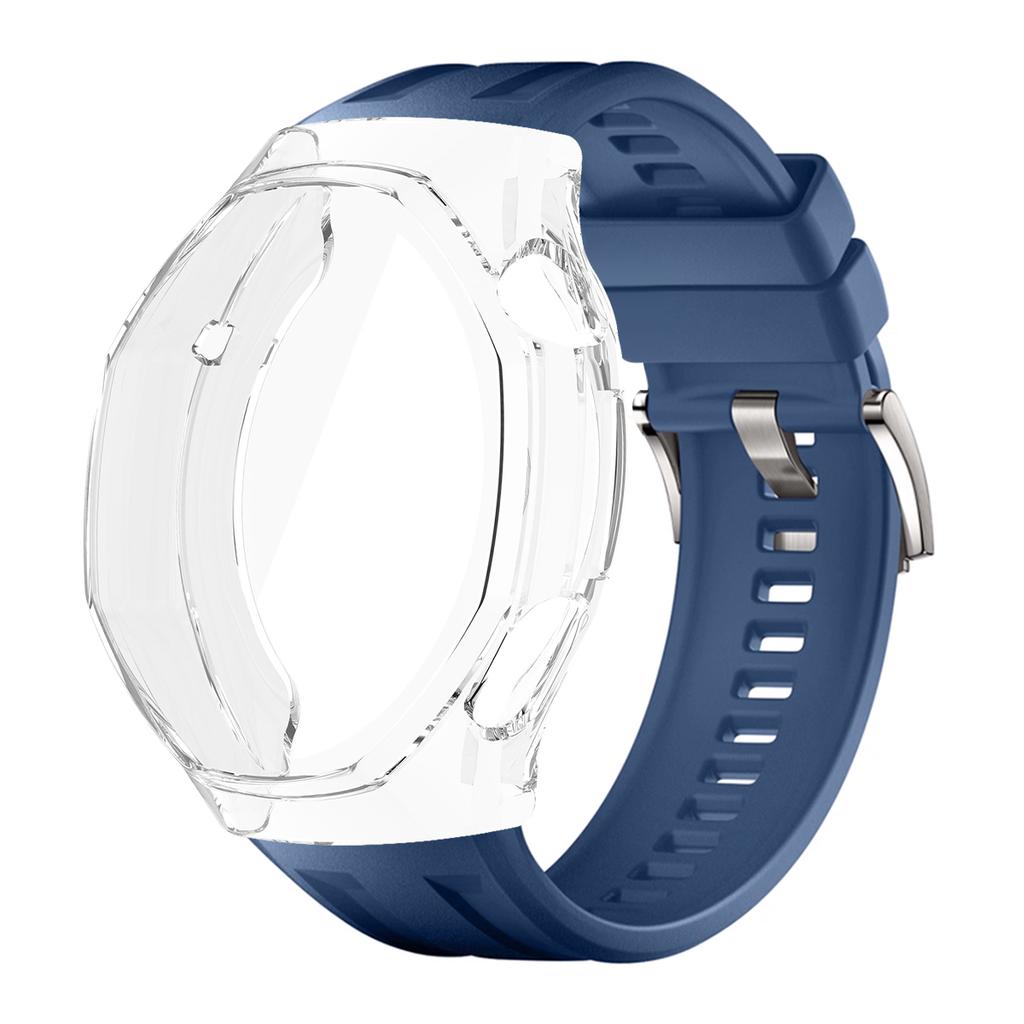 Чехол из ТПУ + Силиконовый ремешок для Huawei Watch GT6 Pro 46 мм Всесторонний защитный чехол-оболочка для экрана Спортивный ремешок Браслет