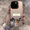 Чехол MD для телефона «Сокол и олень» в арабском минималистичном стиле для iPhone 17 11 13 14 12 15 16 Pro Max XS XR 7 8 Plus 16E Air Cover