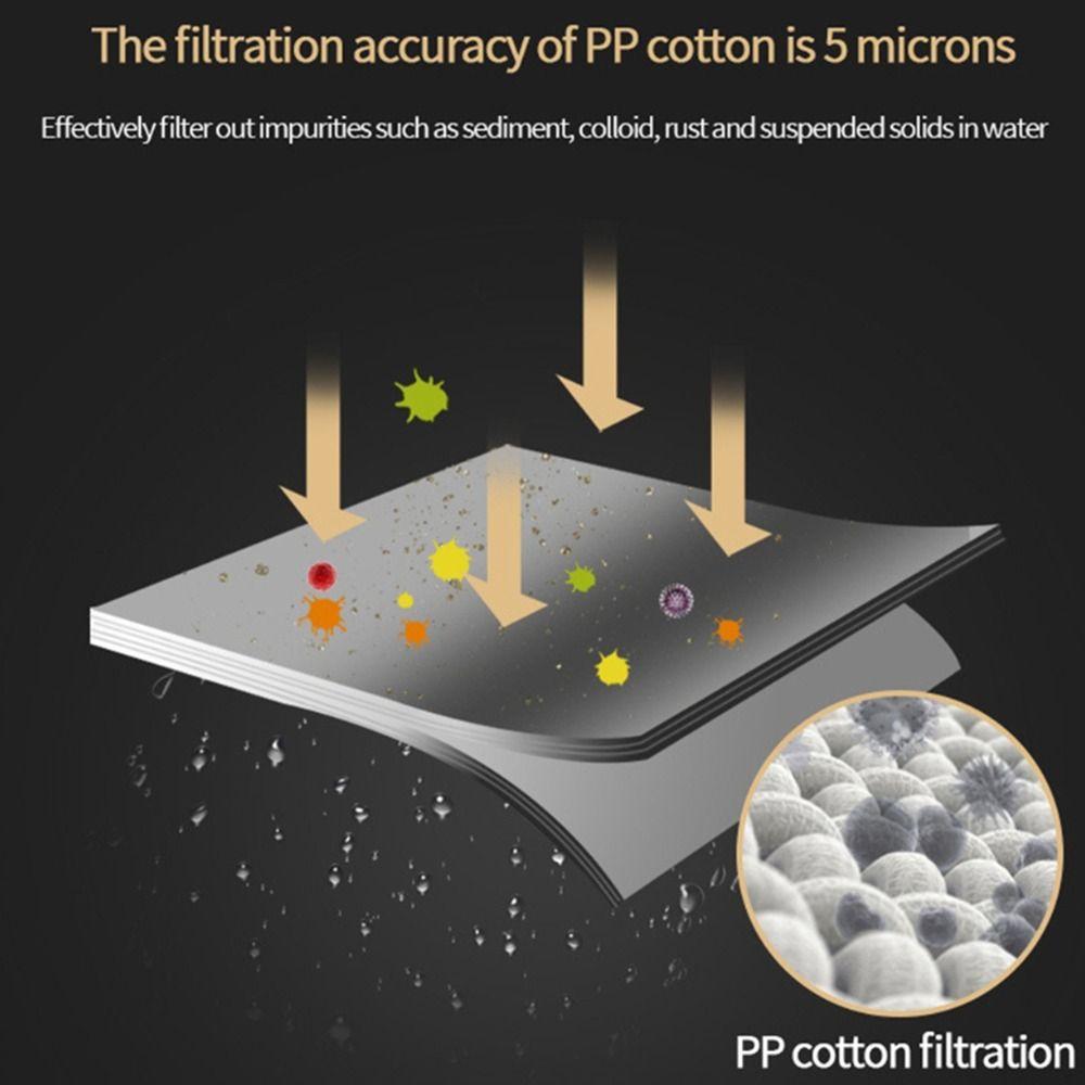 Bathroom PP Cotton Filter Purifier Shower Filter Water Purifier Faucets Purification