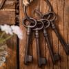 Винтажный Замок Чугунный Ключ Прочные Металлические Ключи Подвески Садовый Подвес Настенный Декор Ретро Реквизит Деревенский Бар Украшение Двора