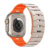 Magnetic Buckle Silicone Strap for Apple Watch, Fits Ultra 2/3, 49/46/45/38/42/40mm, Silicone Bracelet Wristband for iWatch Series 11 / 10/ 9/8/7SE
