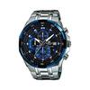 Мужские кварцевые часы Casio EDIFICE EFR-539D-1A2V Черный/Синий [Параллельный импорт]