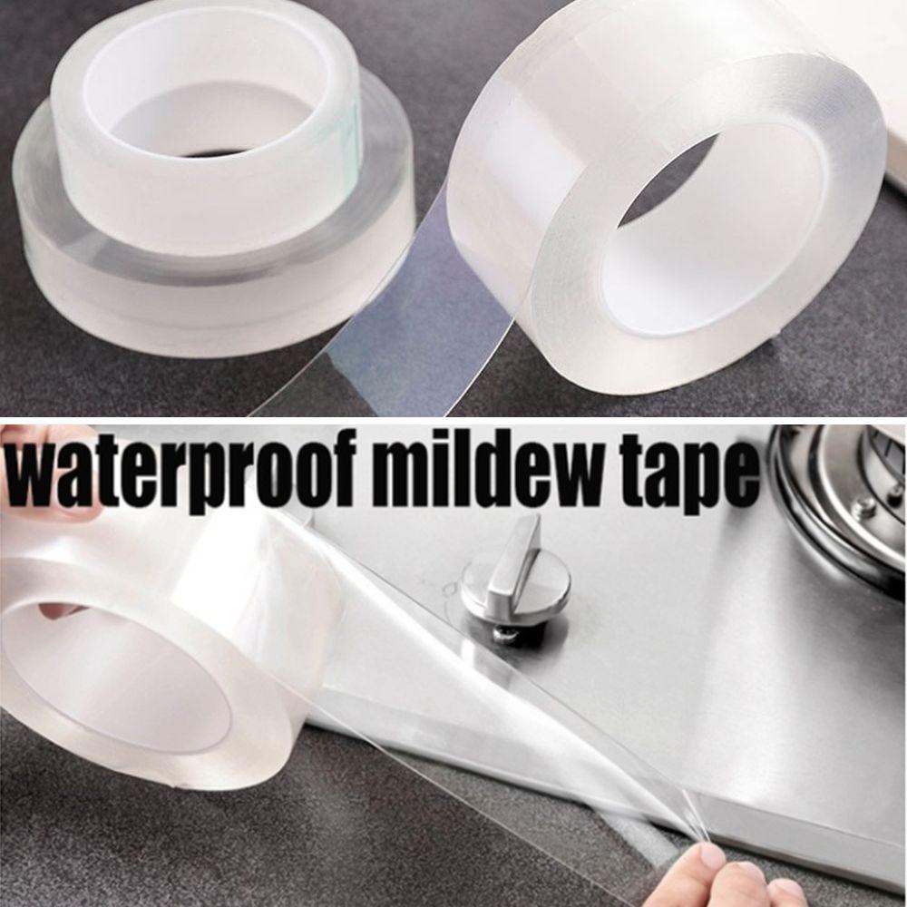 Прозрачная наклейка для щелей, раковина, плита, акриловая клейкая лента-герметик, водонепроницаемая, устойчивая к плесени, кухонный уголок