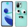 3D Funny Face Phone Case For Xiaomi Mi 11 Lite NE 11i 10T 11T Pro A2 A3 Lite POCO F3 M3 M4 C31 X3 Pro NFC GT Black Soft Cover