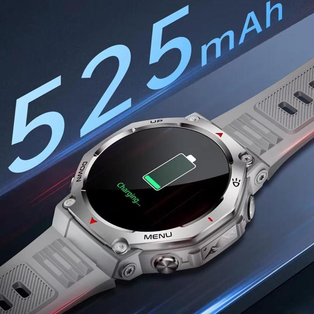 2026 Новый Фонарик-УФ Свет Умные Часы 5ATM Водонепроницаемые 1,43 Дюйма AMOLED Пульс 100 Спортивных Режимов Bluetooth Звонок Умные Часы