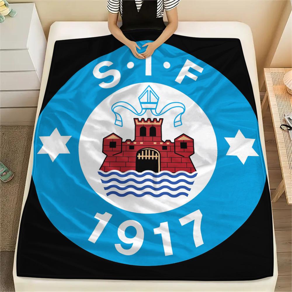 Silkeborg Sports Association Print Flannel Blanket, High quality Comfortable for All Seasons, Home Decor, Warmth and Comfort