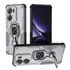 KEYSION Shockproof Armor Case for Xiaomi POCO X7 Pro Soft Silicone+PC Upright Metal Ring Stand Phone Back Cover for Redmi Turbo4