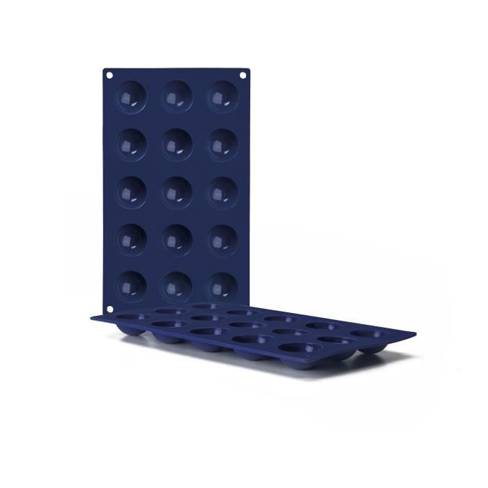 Moule En Silicone - Ibili - 870042 - 15 Cavités - 32 X 19 X 2 Cm - Compatible Lave-Vaisselle