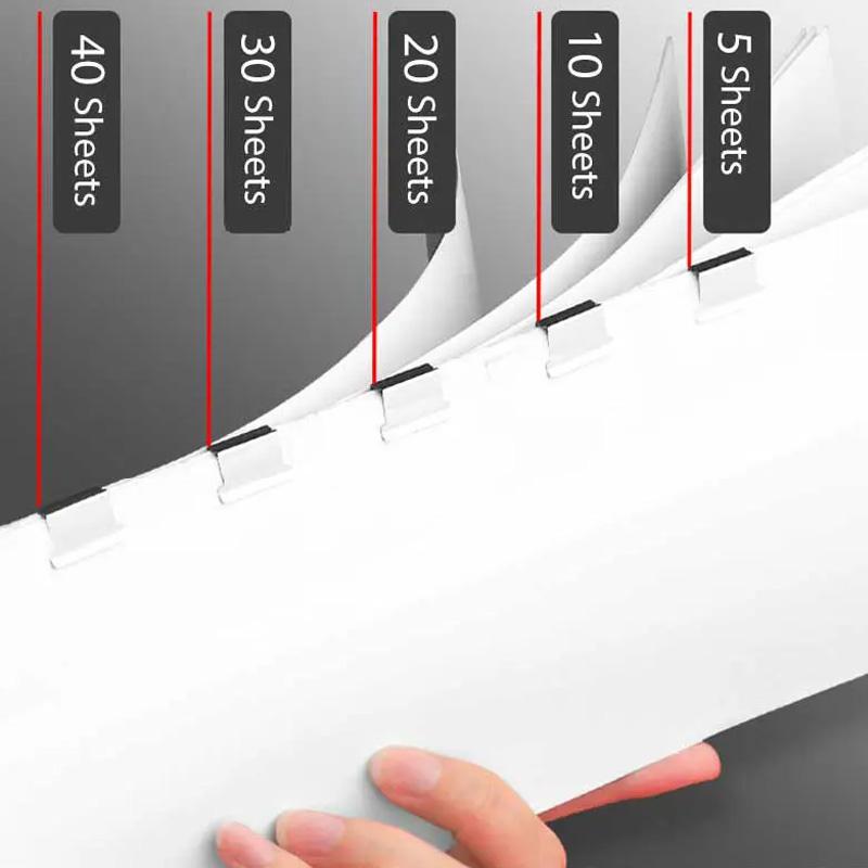 1 шт. мини пластиковые школьные принадлежности ручной зажим инструменты для переплета нажимной степлер для документов