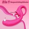 Вибратор для лизания клитора G-Spot, силиконовый стимулятор клитора с дилдо и 10 режимами лизания и вибрации, мультистимуляция, женские секс-игрушки