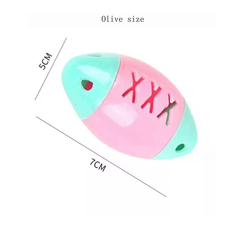 Горячая игрушка для кошек, колокольчик, мяч, цветной пластик, выдолбленный звук кошки, интерактивная игрушка, товары для животных