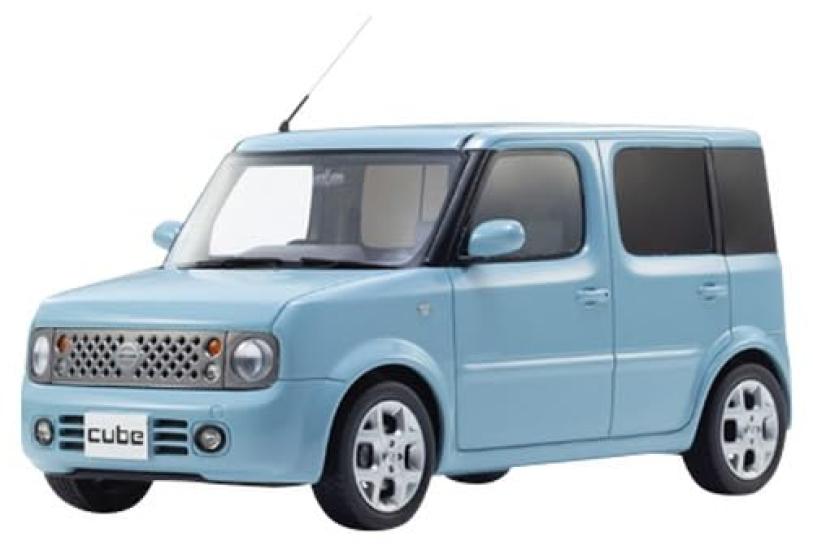 Samurai Nissan Cube Air Blue Finished Product 1/18