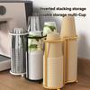 Cup Organizier Disposable Cup Picker Plastic Cup Holder Desktop Cup Storage Rack