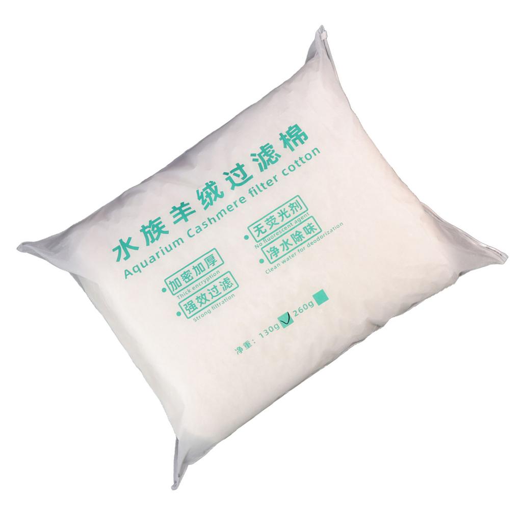 Аквариумный фильтр Губка Хлопок для бытовых аквариумов Кашемировый хлопок Легкий ручной разрыв Фильтрующий хлопок Аксессуар для фильтрации
