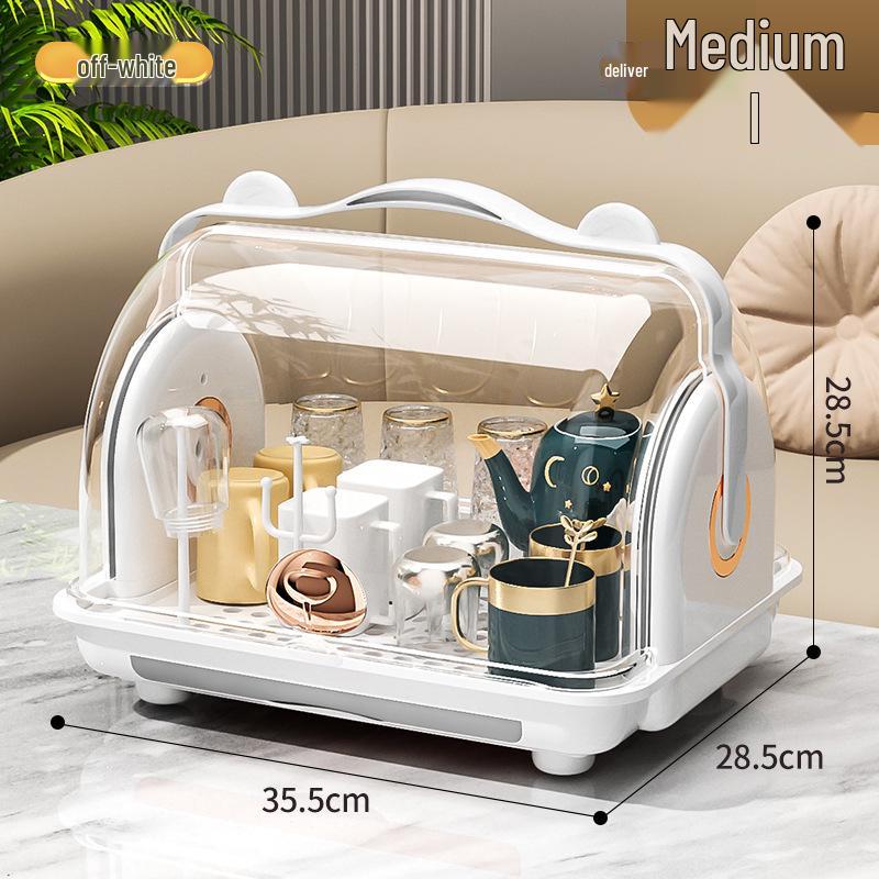 Пылезащитный настольный подстаканник и поддон для сушки стаканов и чайных чашек