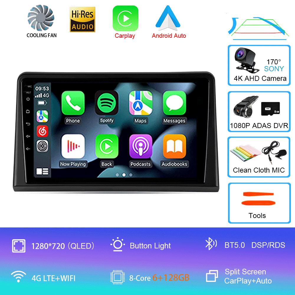 Автомобильное радио Android 14 для Hyundai Sonata 7 LF 2017 2018 2019 Carplay Auto GPS DSP Видео Головное устройство 2 Din Навигация Стерео Плеер