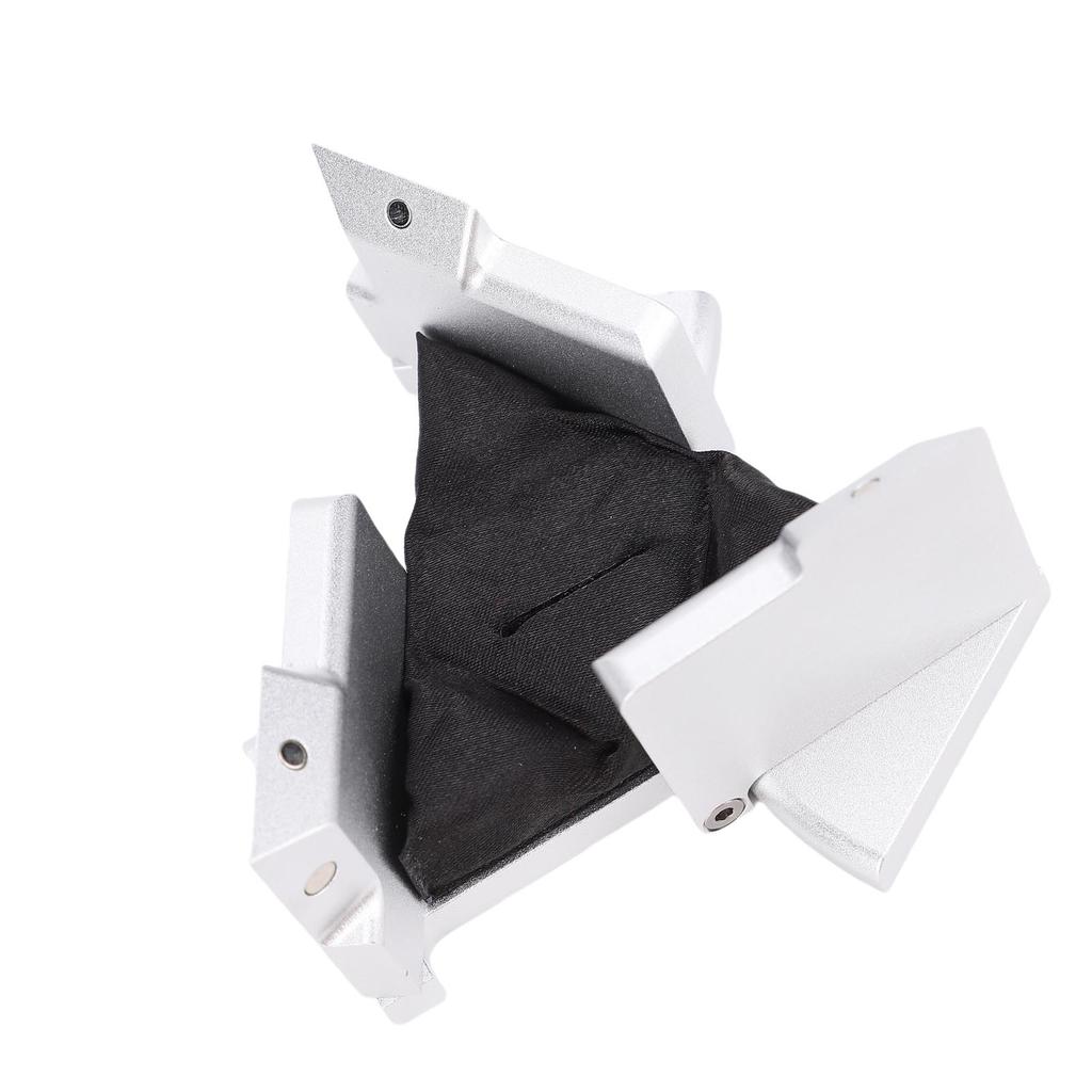 Кинетическая коробочка для кольца из алюминиевого сплава, магнитная складная витрина для ювелирных изделий, держатель для помолвочного кольца для